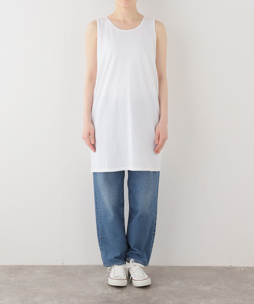 JOURNAL STANDARD LUXE(ジャーナルスタンダード ラックス)の「ジャージー インナーワンピース(タンクトップ・レディース・ホワイト・FREE)」の10枚目の写真