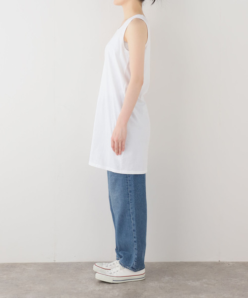 JOURNAL STANDARD LUXE(ジャーナルスタンダード ラックス)の「ジャージー インナーワンピース(タンクトップ・レディース・ホワイト・FREE)」の11枚目の写真
