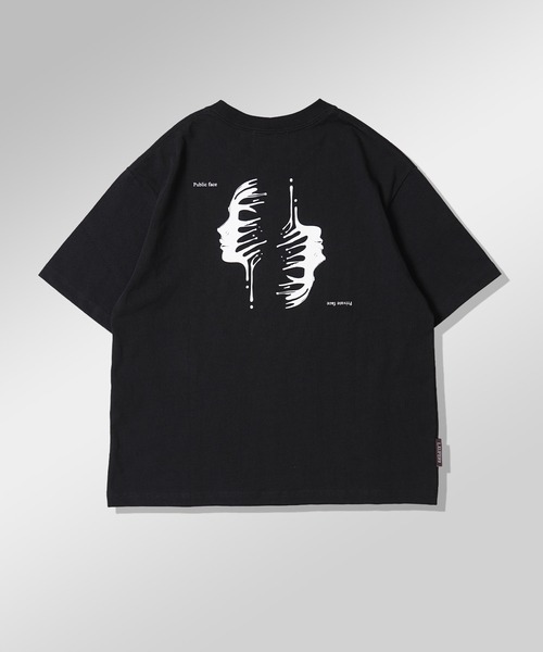 Laufer(ロイファー)の「【Laufer】Two sides Tee / クロップド丈 ボックスシルエット バックプリント Tシャツ / 短丈 ヘビーウェイト 綿100%(Tシャツ/カットソー・メンズ・ブラック/ホワイト・S/M/L/XL)」の18枚目の写真
