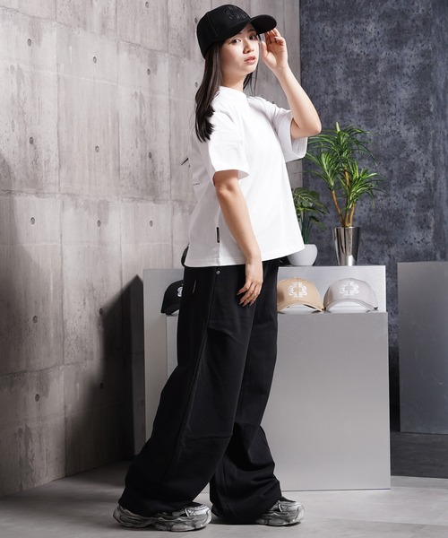 Laufer(ロイファー)の「【Laufer】Two sides Tee / クロップド丈 ボックスシルエット バックプリント Tシャツ / 短丈 ヘビーウェイト 綿100%(Tシャツ/カットソー・メンズ・ブラック/ホワイト・S/M/L/XL)」の11枚目の写真