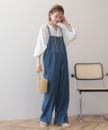 AMERICAN HOLIC | デニムスクエアサロペット(サロペット/オーバーオール)