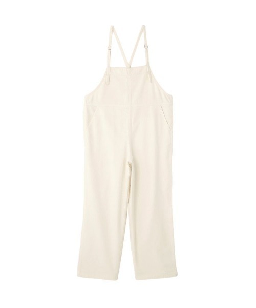 AMERICAN HOLIC(アメリカンホリック)の「デニムスクエアサロペット(サロペット/オーバーオール・レディース・インディゴブルー/アイボリー・L/M)」の2枚目の写真