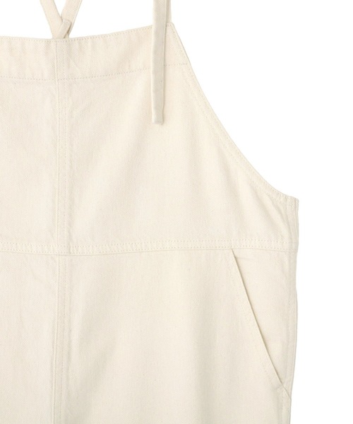 AMERICAN HOLIC(アメリカンホリック)の「デニムスクエアサロペット(サロペット/オーバーオール・レディース・インディゴブルー/アイボリー・L/M)」の18枚目の写真