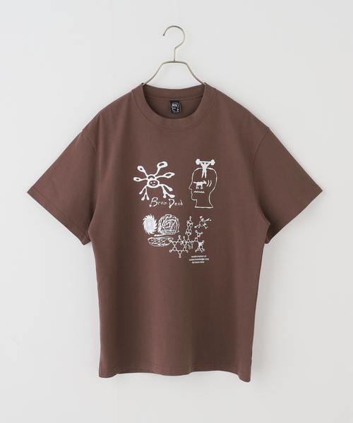 BRAIN DEAD(ブレインデット)の「【BRAIN DEAD/ブレインデッド】 ANCIENT KNOWLEDGE T-SHIRT(Tシャツ/カットソー・レディース・レッド・MEDIUM/SMALL)」の5枚目の写真