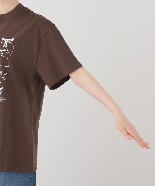 BRAIN DEAD(ブレインデット)の「【BRAIN DEAD/ブレインデッド】 ANCIENT KNOWLEDGE T-SHIRT(Tシャツ/カットソー・レディース・レッド・MEDIUM/SMALL)」の9枚目の写真