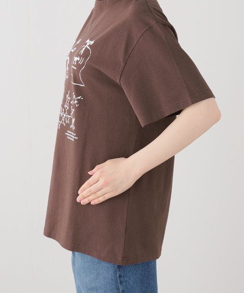 BRAIN DEAD(ブレインデット)の「【BRAIN DEAD/ブレインデッド】 ANCIENT KNOWLEDGE T-SHIRT(Tシャツ/カットソー・レディース・レッド・MEDIUM/SMALL)」の10枚目の写真