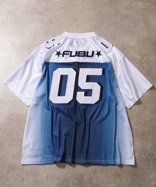 FUBU（ フブ）の「【FUBU/フブ】OG GRADATION GAME SHIRTS/OG グラデーションゲームシャツ（Tシャツ/カットソー・メンズ・ホワイト系/ブラック系/ネイビー系・XL/M/L）」の12枚目の写真