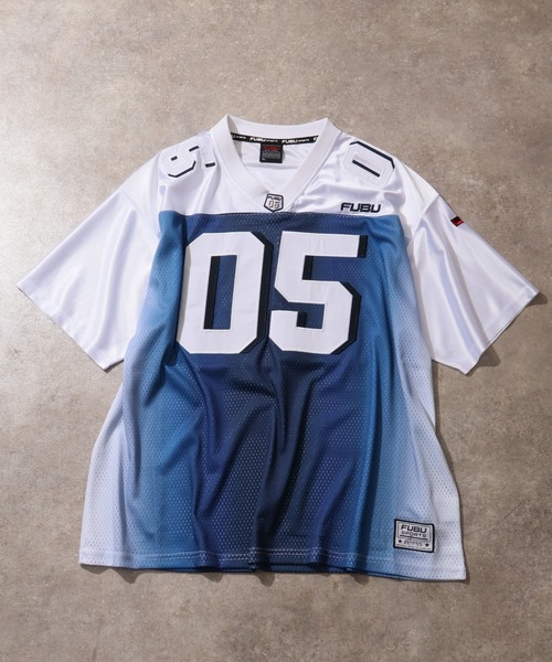FUBU（ フブ）の「【FUBU/フブ】OG GRADATION GAME SHIRTS/OG グラデーションゲームシャツ（Tシャツ/カットソー・メンズ・ホワイト系/ブラック系/ネイビー系・XL/M/L）」の11枚目の写真