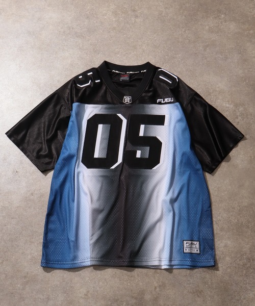 FUBU（ フブ）の「【FUBU/フブ】OG GRADATION GAME SHIRTS/OG グラデーションゲームシャツ（Tシャツ/カットソー・メンズ・ホワイト系/ブラック系/ネイビー系・XL/M/L）」の13枚目の写真