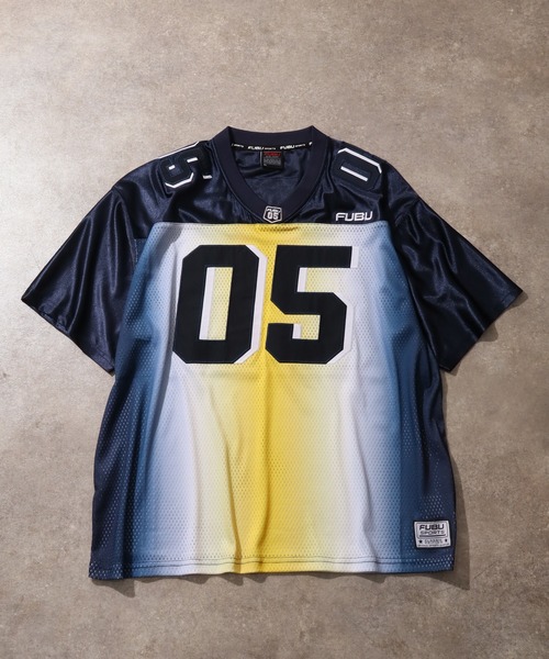 FUBU（ フブ）の「【FUBU/フブ】OG GRADATION GAME SHIRTS/OG グラデーションゲームシャツ（Tシャツ/カットソー・メンズ・ホワイト系/ブラック系/ネイビー系・XL/M/L）」の15枚目の写真