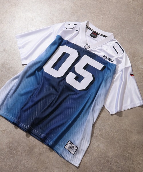 FUBU（ フブ）の「【FUBU/フブ】OG GRADATION GAME SHIRTS/OG グラデーションゲームシャツ（Tシャツ/カットソー・メンズ・ホワイト系/ブラック系/ネイビー系・XL/M/L）」の17枚目の写真