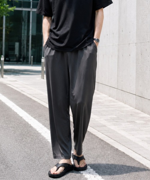 NAVY(ネイビー)の「【SARARI /サラリ】接触冷感 レーヨン アンクル パンツ(その他パンツ・メンズ・ブラック系その他/ネイビー/ブラック/チャコールグレー・XL/L/M)」の3枚目の写真