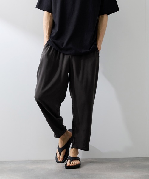 NAVY(ネイビー)の「【SARARI /サラリ】接触冷感 レーヨン アンクル パンツ(その他パンツ・メンズ・ブラック系その他/ネイビー/ブラック/チャコールグレー・XL/L/M)」の19枚目の写真