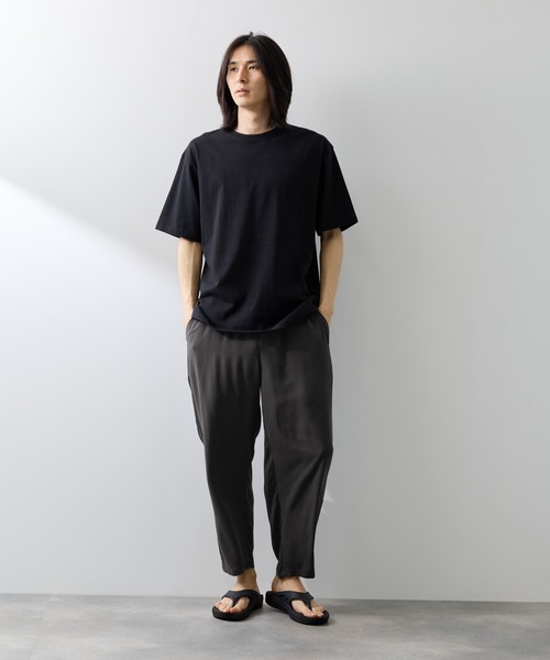 NAVY(ネイビー)の「【SARARI /サラリ】接触冷感 レーヨン アンクル パンツ(その他パンツ・メンズ・ブラック系その他/ネイビー/ブラック/チャコールグレー・XL/L/M)」の21枚目の写真