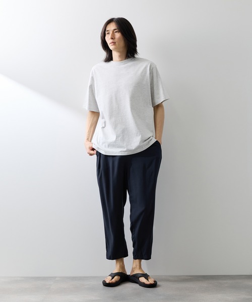 NAVY(ネイビー)の「【SARARI /サラリ】接触冷感 レーヨン アンクル パンツ(その他パンツ・メンズ・ブラック系その他/ネイビー/ブラック/チャコールグレー・XL/L/M)」の6枚目の写真