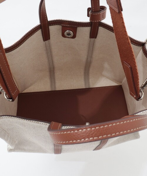 NOLLEY’S(ノーリーズ)の「【DeMAKER/ディメーカー】New vase medium bagキャンバストート(トートバッグ・レディース・ブラック/キャメル・FREE)」の11枚目の写真