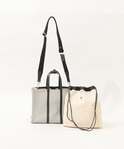 NOLLEY’S(ノーリーズ)の「【DeMAKER/ディメーカー】New vase medium bagキャンバストート(トートバッグ・レディース・ブラック/キャメル・FREE)」の15枚目の写真