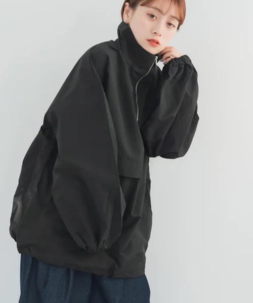 merrylatte(メリーラテ)の「アノラックパーカー【IROHANI】(パーカー・レディース・ホワイト/ブラック・FREE)」の6枚目の写真