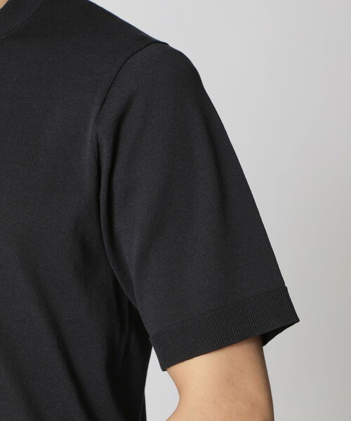 Paul Stuart(ポールスチュアート)の「【STUART’S TRAVELER】ドレスニットTシャツ(Tシャツ/カットソー・メンズ・ブラック/ネイビー・48/50/46)」の9枚目の写真