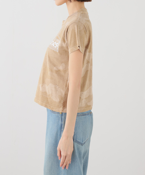 ARIES（アリーズ）の「【ARIES / アリーズ】 Aged Camo Ss Tee Baby（Tシャツ/カットソー・レディース・ベージュ・FREE）」の2枚目の写真