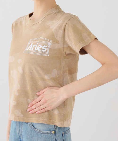 ARIES（アリーズ）の「【ARIES / アリーズ】 Aged Camo Ss Tee Baby（Tシャツ/カットソー・レディース・ベージュ・FREE）」の4枚目の写真