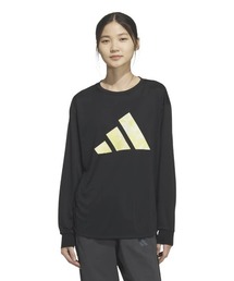 アディダス adidas マストハブ ルーズフィット グラフィック長袖Tシャツ