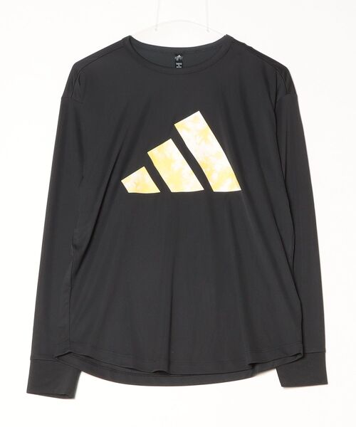 adidas(アディダス)の「アディダス adidas マストハブ ルーズフィット グラフィック長袖Tシャツ(Tシャツ/カットソー・レディース・グレー/ブラック・S/XL/M/L)」の13枚目の写真