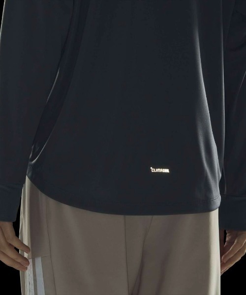 adidas(アディダス)の「アディダス adidas マストハブ ルーズフィット グラフィック長袖Tシャツ(Tシャツ/カットソー・レディース・グレー/ブラック・S/XL/M/L)」の7枚目の写真