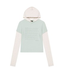W Prose Layered Hooded Tee