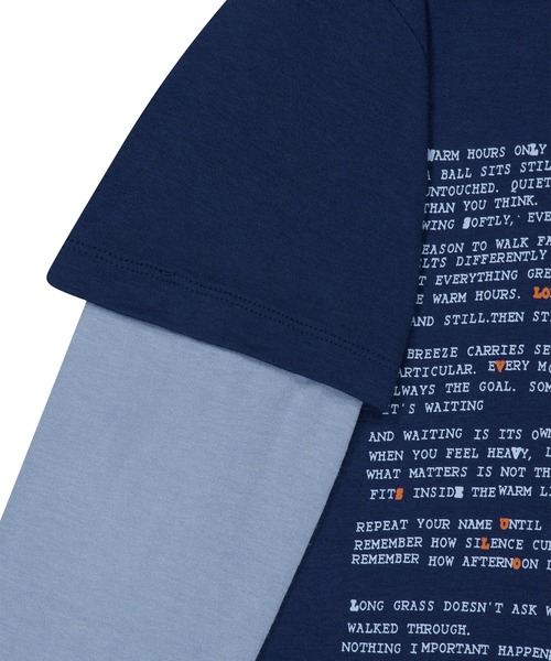 SUNLOVE(サンラブ)の「W Prose Layered Hooded Tee(Tシャツ/カットソー・レディース・ブルー/ブラック/ミント・S/M)」の16枚目の写真