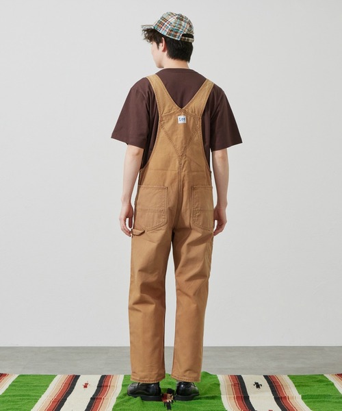 Lee(リー)の「Lee/リー【ダック素材】DUNGAREESオーバーオールパンツ/デニム セットアップ対応【ユニセックス】(サロペット/オーバーオール・メンズ・チャコール/ブラウン・SMALL/MEDIUM/LARGE/X-LARGE)」の8枚目の写真