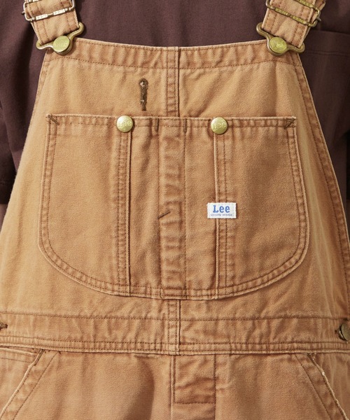 Lee(リー)の「Lee/リー【ダック素材】DUNGAREESオーバーオールパンツ/デニム セットアップ対応【ユニセックス】(サロペット/オーバーオール・メンズ・チャコール/ブラウン・SMALL/MEDIUM/LARGE/X-LARGE)」の11枚目の写真