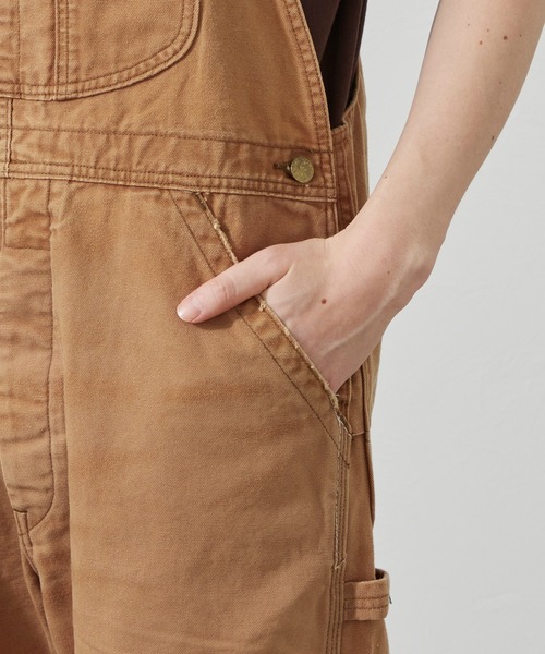 Lee(リー)の「Lee/リー【ダック素材】DUNGAREESオーバーオールパンツ/デニム セットアップ対応【ユニセックス】(サロペット/オーバーオール・メンズ・チャコール/ブラウン・SMALL/MEDIUM/LARGE/X-LARGE)」の13枚目の写真