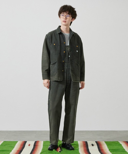 Lee(リー)の「Lee/リー【ダック素材】DUNGAREESオーバーオールパンツ/デニム セットアップ対応【ユニセックス】(サロペット/オーバーオール・メンズ・チャコール/ブラウン・SMALL/MEDIUM/LARGE/X-LARGE)」の18枚目の写真