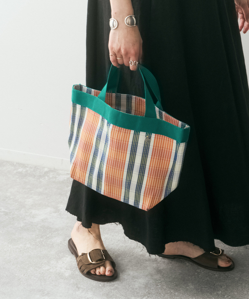 ne Quittez pas / ヌキテパ Multi Stripe Mesh Small Bag
