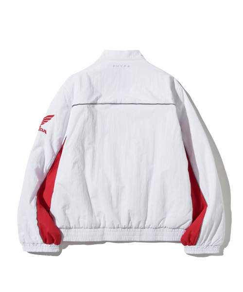 Piping Motorcycle Blouson Jacket White（MA-1）｜HONDA MOTORCYCLE