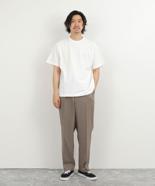 NOLLEY’S(ノーリーズ)の「クジラモチーフ ワンポイントTシャツ 26SS(Tシャツ/カットソー・メンズ・ホワイト/オレンジ/ライトグレー/サックスブルー・XL/L/M/S)」の12枚目の写真