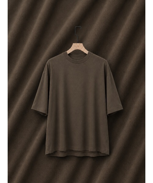 PUBLIC TOKYO（パブリックトウキョウ）の「極 －3℃TEE /ウォッシャブル/夏服/インナー/伸縮性/耐久性/洗濯可/通気性/冷感（Tシャツ/カットソー・メンズ・ホワイト/レッド/オリーブ/カーキ/サックスブルー/イエロー・1/2/3）」の4枚目の写真