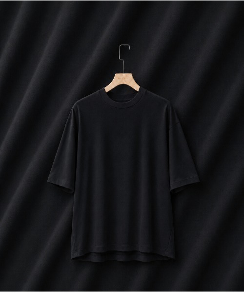 PUBLIC TOKYO(パブリックトウキョウ)の「【新色ブラック追加】極 -3℃TEE /ウォッシャブル/夏服/インナー/伸縮性/耐久性/洗濯可/通気性/冷感(Tシャツ/カットソー・メンズ・ホワイト/レッド/オリーブ/カーキ/サックスブルー/イエロー/ブラック・1/2/3)」の3枚目の写真