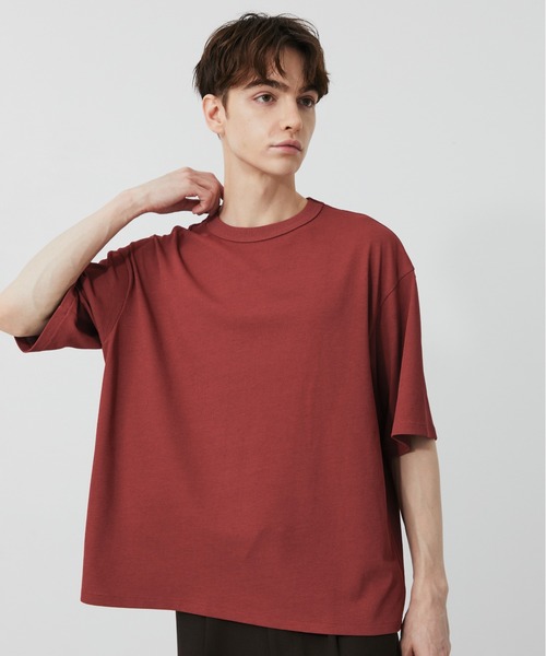 PUBLIC TOKYO（パブリックトウキョウ）の「極 －3℃TEE /ウォッシャブル/夏服/インナー/伸縮性/耐久性/洗濯可/通気性/冷感（Tシャツ/カットソー・メンズ・ホワイト/レッド/オリーブ/カーキ/サックスブルー/イエロー・1/2/3）」の16枚目の写真