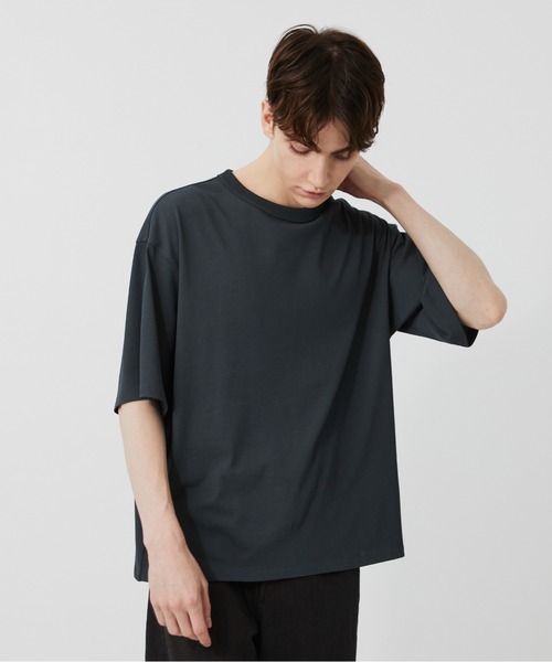 PUBLIC TOKYO(パブリックトウキョウ)の「【新色ブラック追加】極 -3℃TEE /ウォッシャブル/夏服/インナー/伸縮性/耐久性/洗濯可/通気性/冷感(Tシャツ/カットソー・メンズ・ホワイト/レッド/オリーブ/カーキ/サックスブルー/イエロー/ブラック・1/2/3)」の21枚目の写真