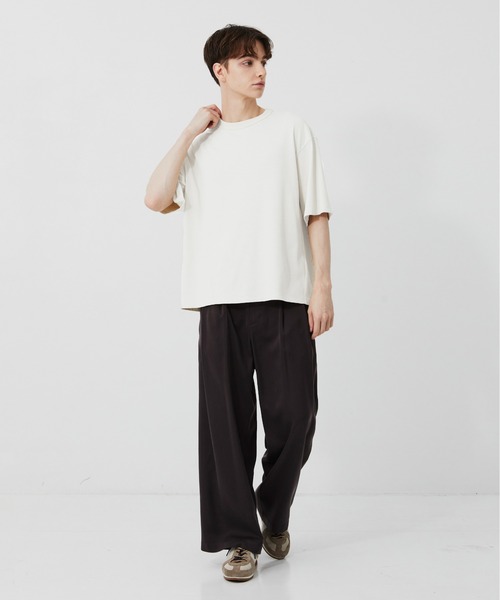 PUBLIC TOKYO（パブリックトウキョウ）の「極 －3℃TEE /ウォッシャブル/夏服/インナー/伸縮性/耐久性/洗濯可/通気性/冷感（Tシャツ/カットソー・メンズ・ホワイト/レッド/オリーブ/カーキ/サックスブルー/イエロー・1/2/3）」の11枚目の写真