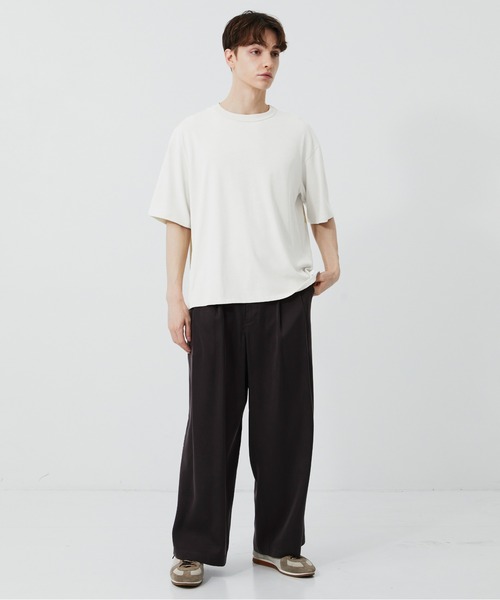 PUBLIC TOKYO（パブリックトウキョウ）の「極 －3℃TEE /ウォッシャブル/夏服/インナー/伸縮性/耐久性/洗濯可/通気性/冷感（Tシャツ/カットソー・メンズ・ホワイト/レッド/オリーブ/カーキ/サックスブルー/イエロー・1/2/3）」の12枚目の写真