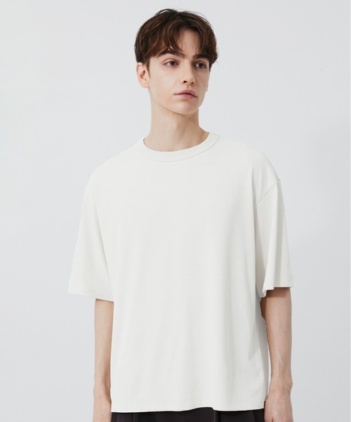 PUBLIC TOKYO（パブリックトウキョウ）の「極 －3℃TEE /ウォッシャブル/夏服/インナー/伸縮性/耐久性/洗濯可/通気性/冷感（Tシャツ/カットソー・メンズ・ホワイト/レッド/オリーブ/カーキ/サックスブルー/イエロー・1/2/3）」の7枚目の写真