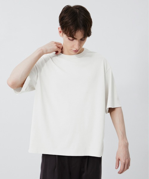 PUBLIC TOKYO（パブリックトウキョウ）の「極 －3℃TEE /ウォッシャブル/夏服/インナー/伸縮性/耐久性/洗濯可/通気性/冷感（Tシャツ/カットソー・メンズ・ホワイト/レッド/オリーブ/カーキ/サックスブルー/イエロー・1/2/3）」の9枚目の写真
