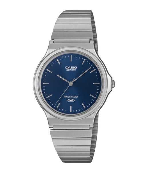 CASIO(カシオ)の「CASIO/カシオ 腕時計 CASIO Collection STANDARD MQ-24DA-2AJF(アナログ腕時計・メンズ・シルバー×ブルー・FREE)」の1枚目の写真