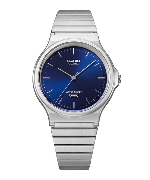 CASIO(カシオ)の「CASIO/カシオ 腕時計 CASIO Collection STANDARD MQ-24DA-2AJF(アナログ腕時計・メンズ・シルバー×ブルー・FREE)」の2枚目の写真