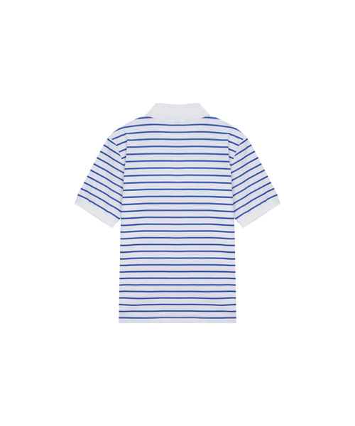 NITINA(ニティナ)の「ストライプカラーTシャツ BL/ST (MAN)(Tシャツ/カットソー・メンズ・ブルー・LARGE/X-LARGE)」の3枚目の写真