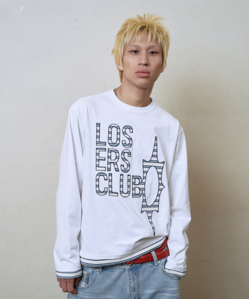 LOSERS CLUB(ルーザーズクラブ)の「ロゴレイヤード長袖Tシャツホワイト(Tシャツ/カットソー・レディース・その他・0/1/2)」の3枚目の写真