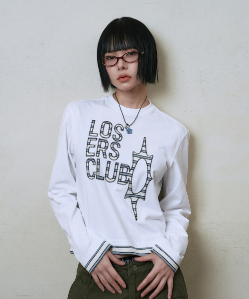 LOSERS CLUB(ルーザーズクラブ)の「ロゴレイヤード長袖Tシャツホワイト(Tシャツ/カットソー・レディース・その他・0/1/2)」の4枚目の写真